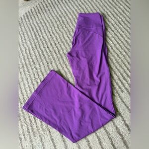 2378 Lululemon Groove Super-High-Rise Flared Pant *Nulu Moonlit Magenta 8 32.5"